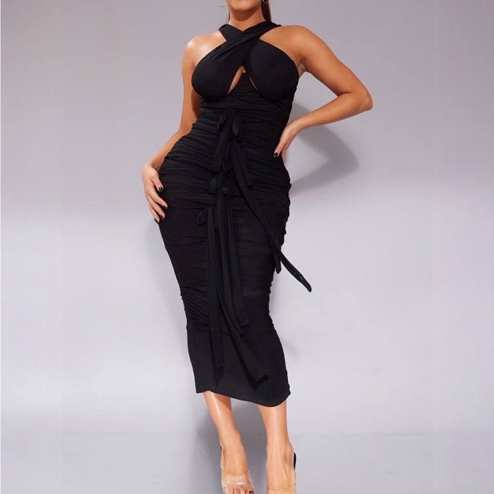 Ruched Pretty Little Thing Dress NWT